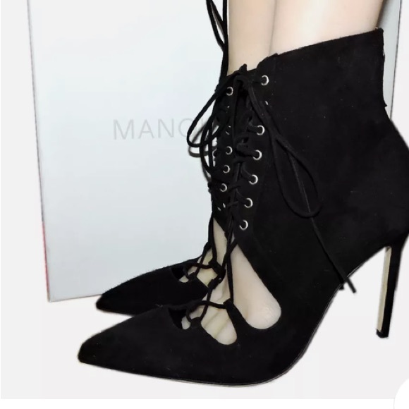 Manolo blahnik booties black suede - Picture 2 of 9